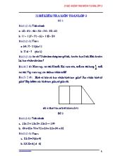 21 Đề kiểm tra môn Toán Khối 3